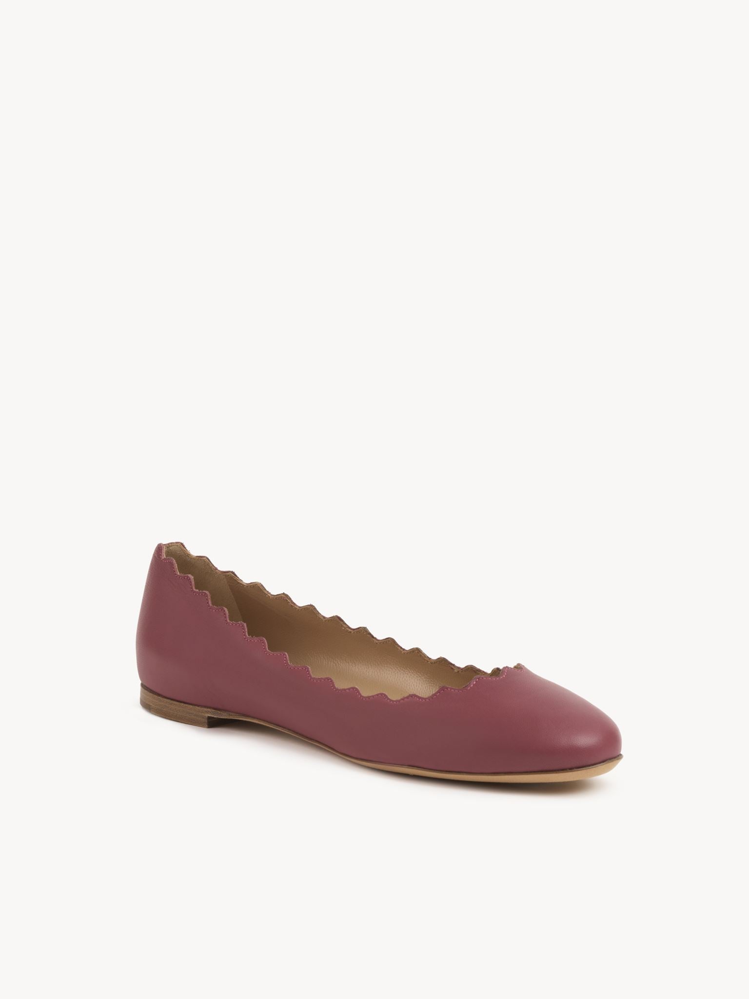 Ballerines Lauren en cuir - Tawny Red
