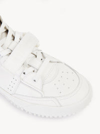 Sneakers Franckie en cuir - Blanc