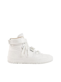 Sneakers Franckie en cuir - Blanc
