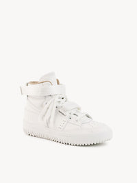 Sneakers Franckie en cuir - Blanc
