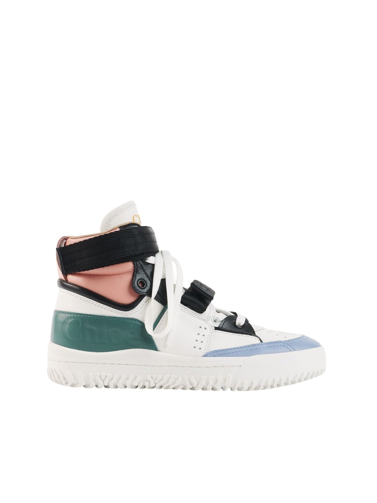 Sneakers Franckie en cuir - Rose Vert