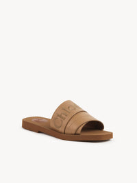 Mules plates Woody en cuir - Quiet Brown