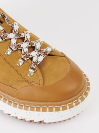 Bottines à Lacets Lilli en cuir - Autumnal Brown