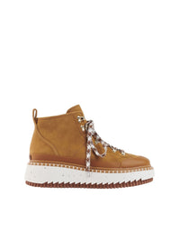 Bottines à Lacets Lilli en cuir - Autumnal Brown