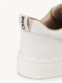 Baskets Lauren en cuir - White