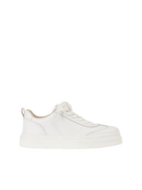 Baskets Lauren en cuir - White