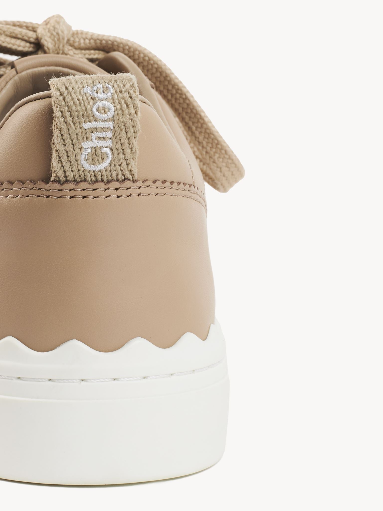 Baskets Lauren en cuir - Pink Tea