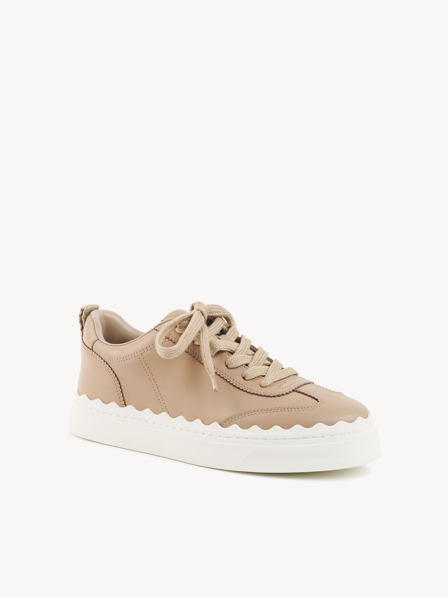 Baskets Lauren en cuir - Pink Tea