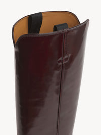Bottes texanes hautes Nellie en cuir - Bourbon Brown