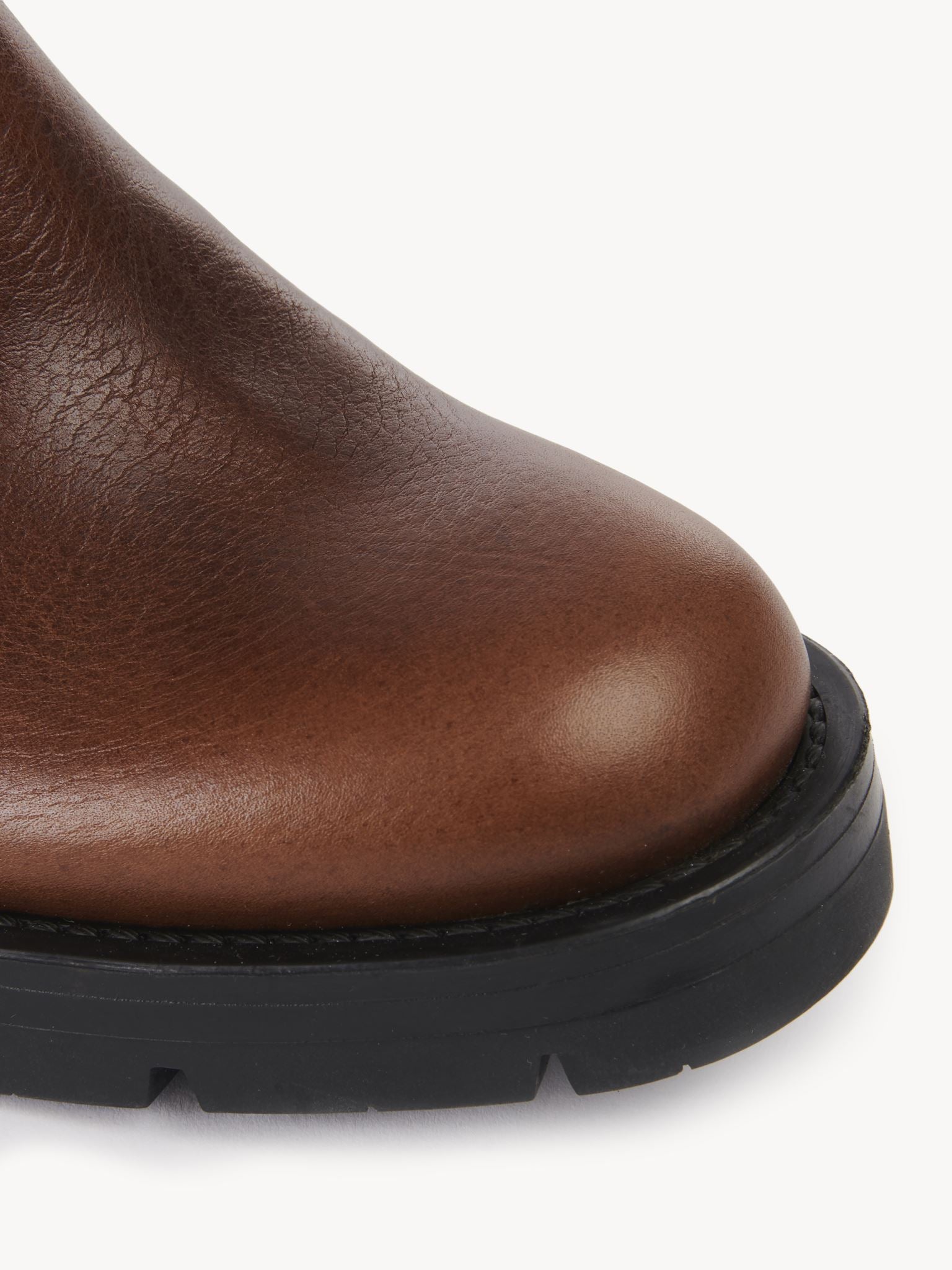 Bottines militaires effet chaussette Neva en cuir - Clay Brown
