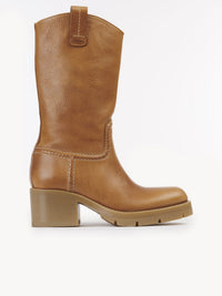 Bottes militaires Neva en cuir - Quiet Brown