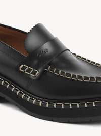 Richelieus souples noua en cuir - Black