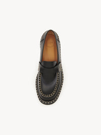 Richelieus souples noua en cuir - Black