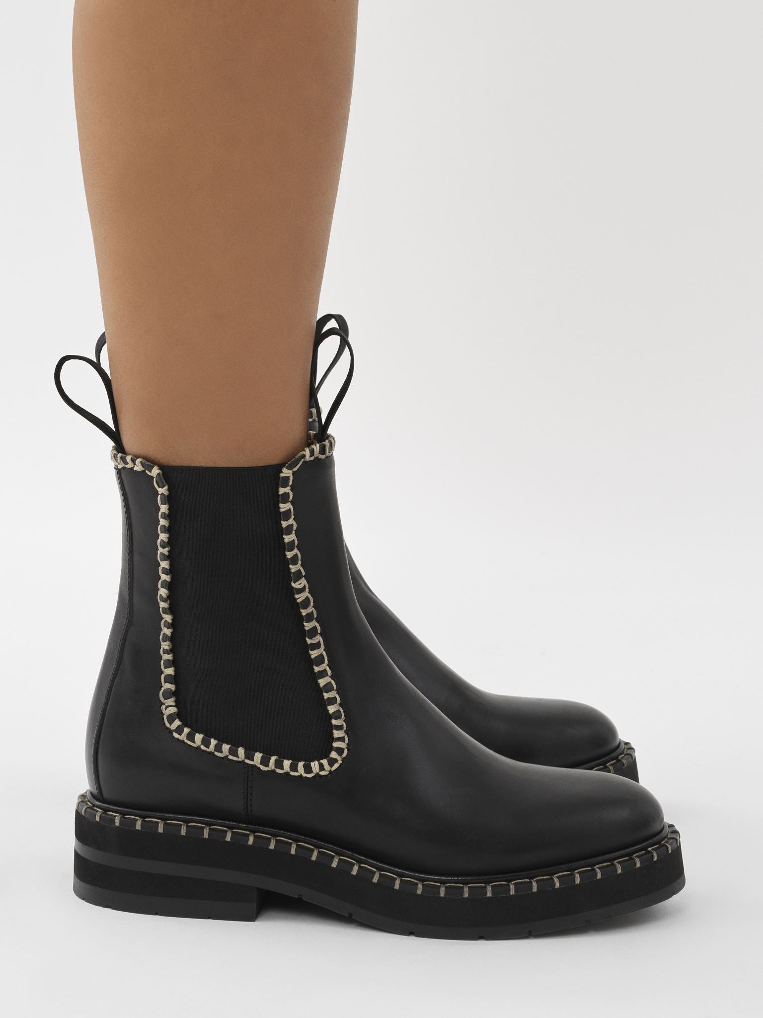 Bottines chelsea Noua en cuir - Black
