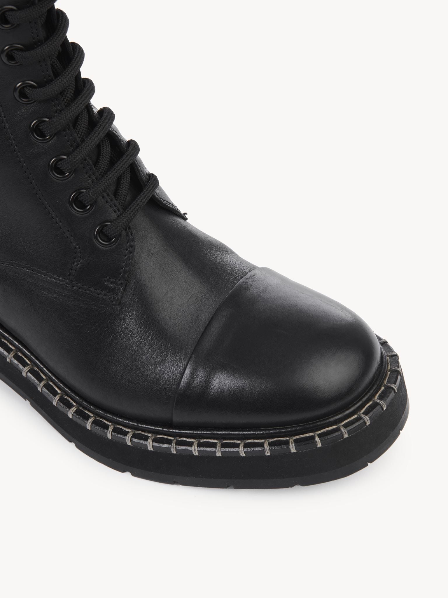 Bottines rangers Noua en cuir - Black