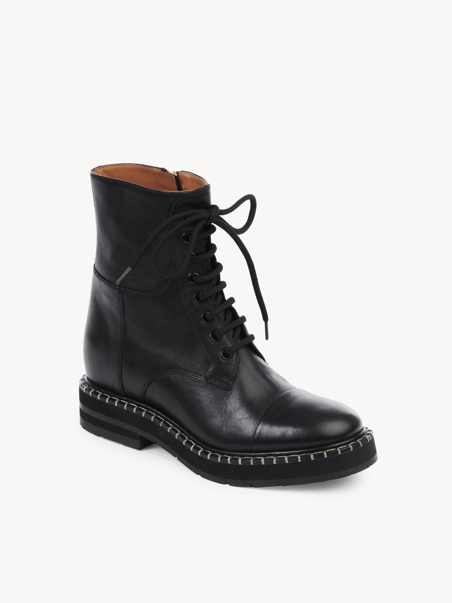 Bottines rangers Noua en cuir - Black