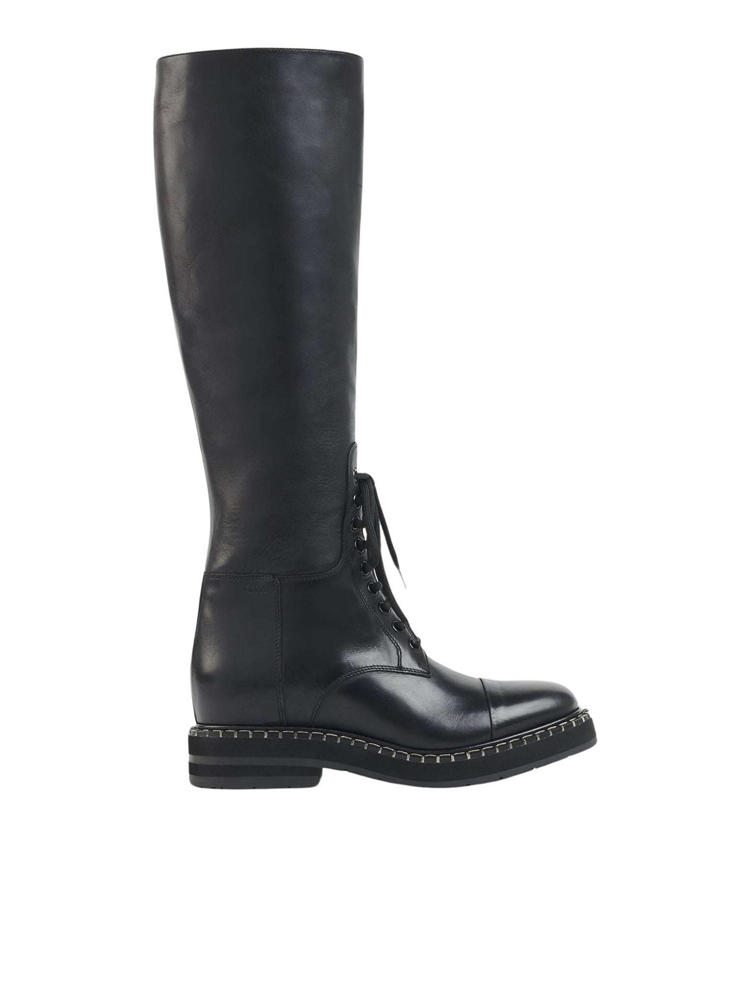 Bottes à lacets Noua en cuir - Black