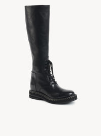 Bottes à lacets Noua en cuir - Black