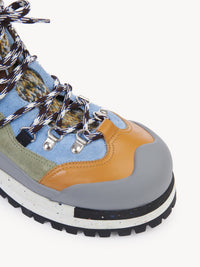 Bottines à lacets Nikie - Blue & Brown