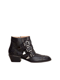 Bottines Susanna en cuir - Black