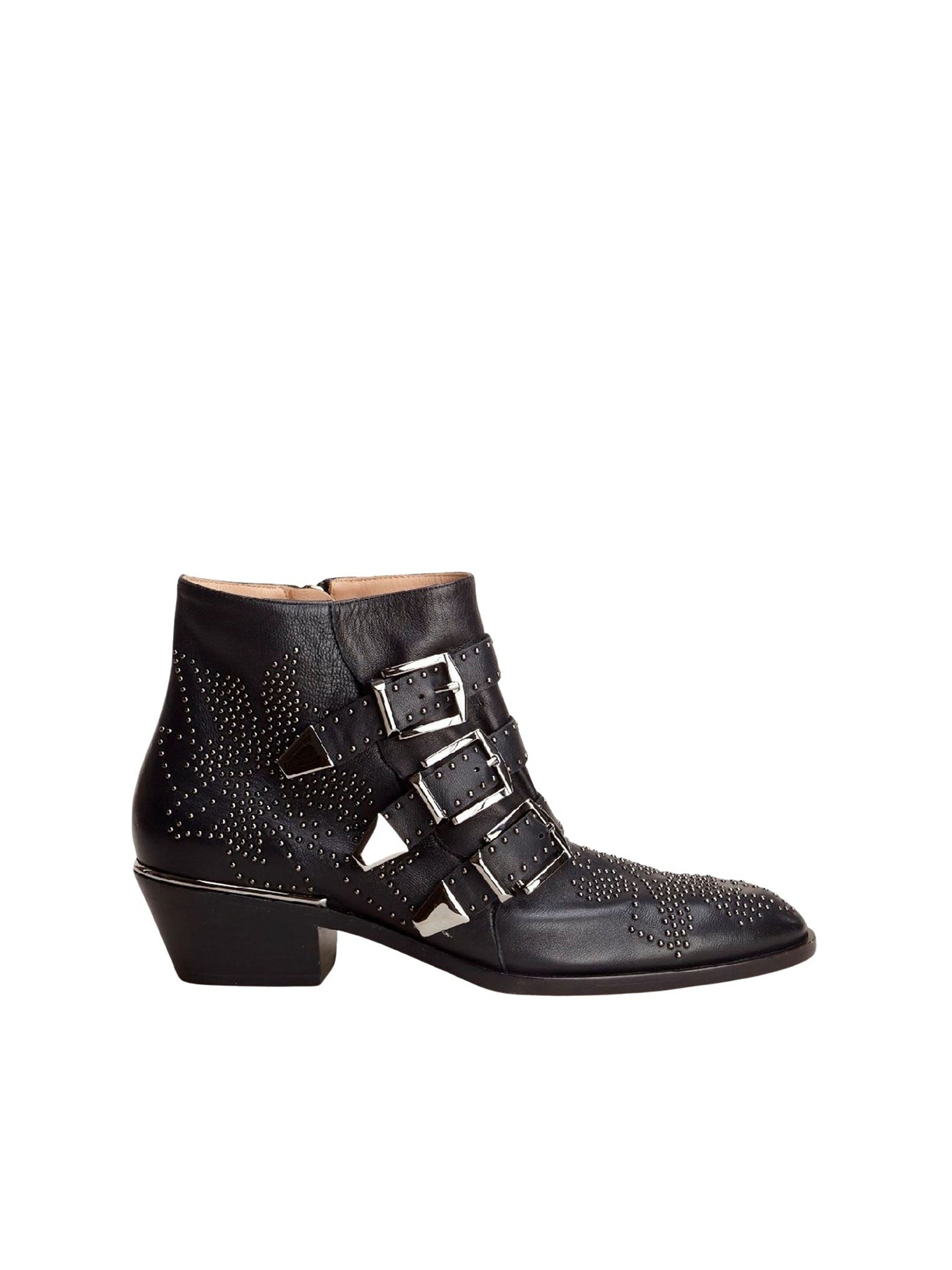 Bottines Susanna en cuir - Black