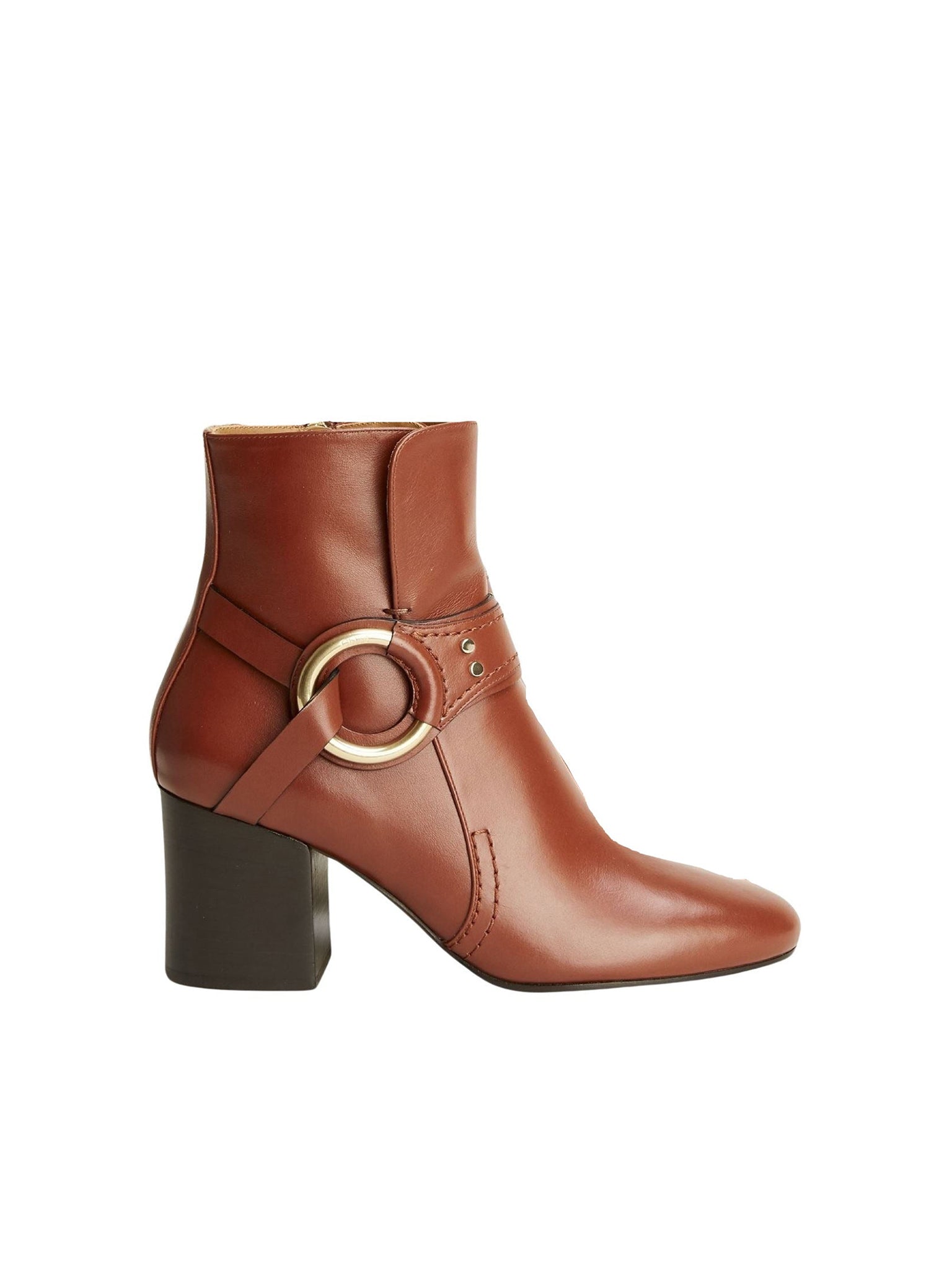 Bottines Demi en cuir - Sepia Brown