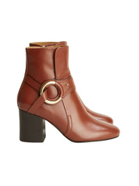 Bottines Demi en cuir - Sepia Brown