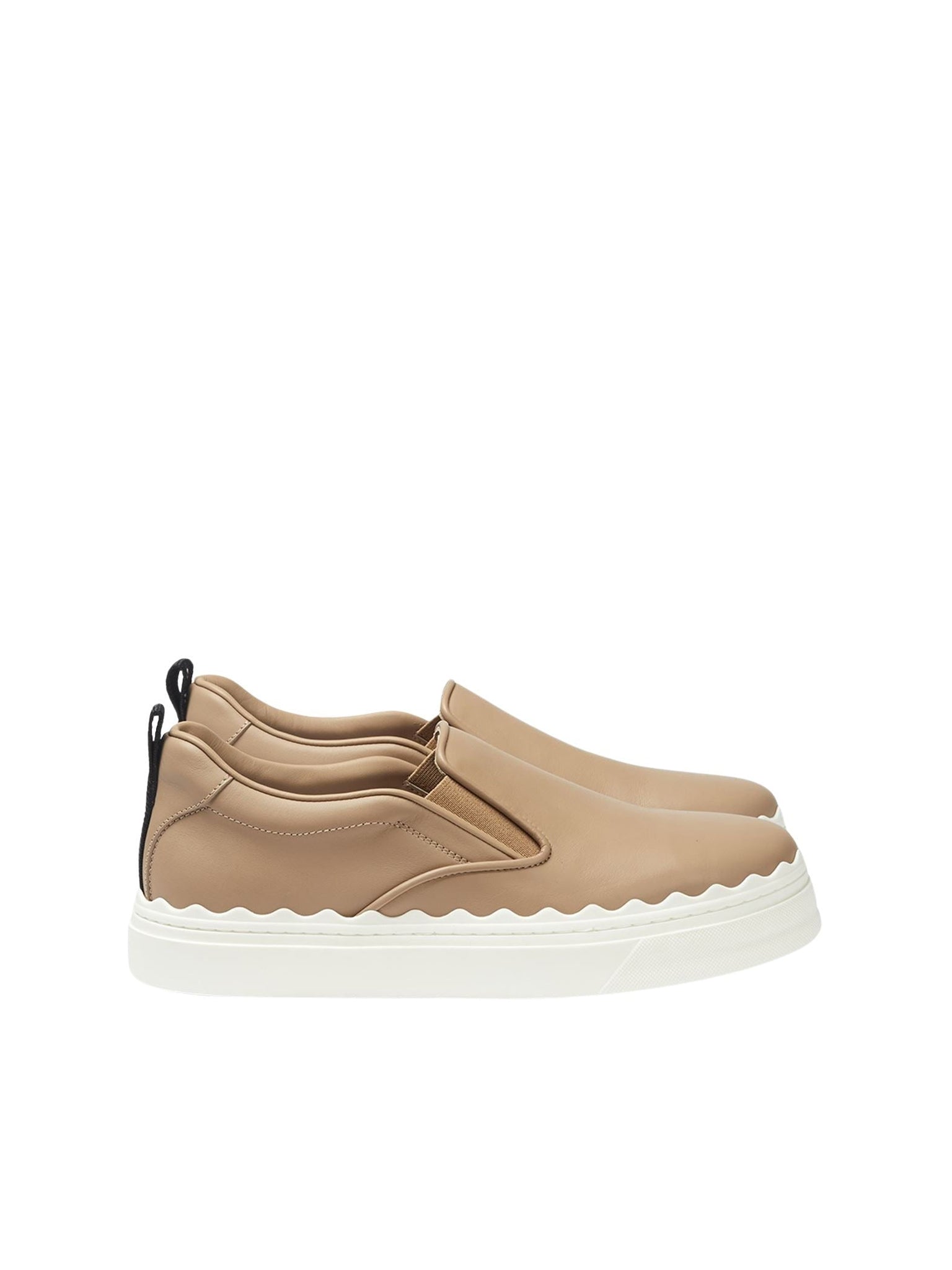 Baskets Lauren slip-on en cuir - Pink Tea