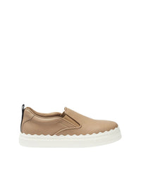 Baskets Lauren slip-on en cuir - Pink Tea