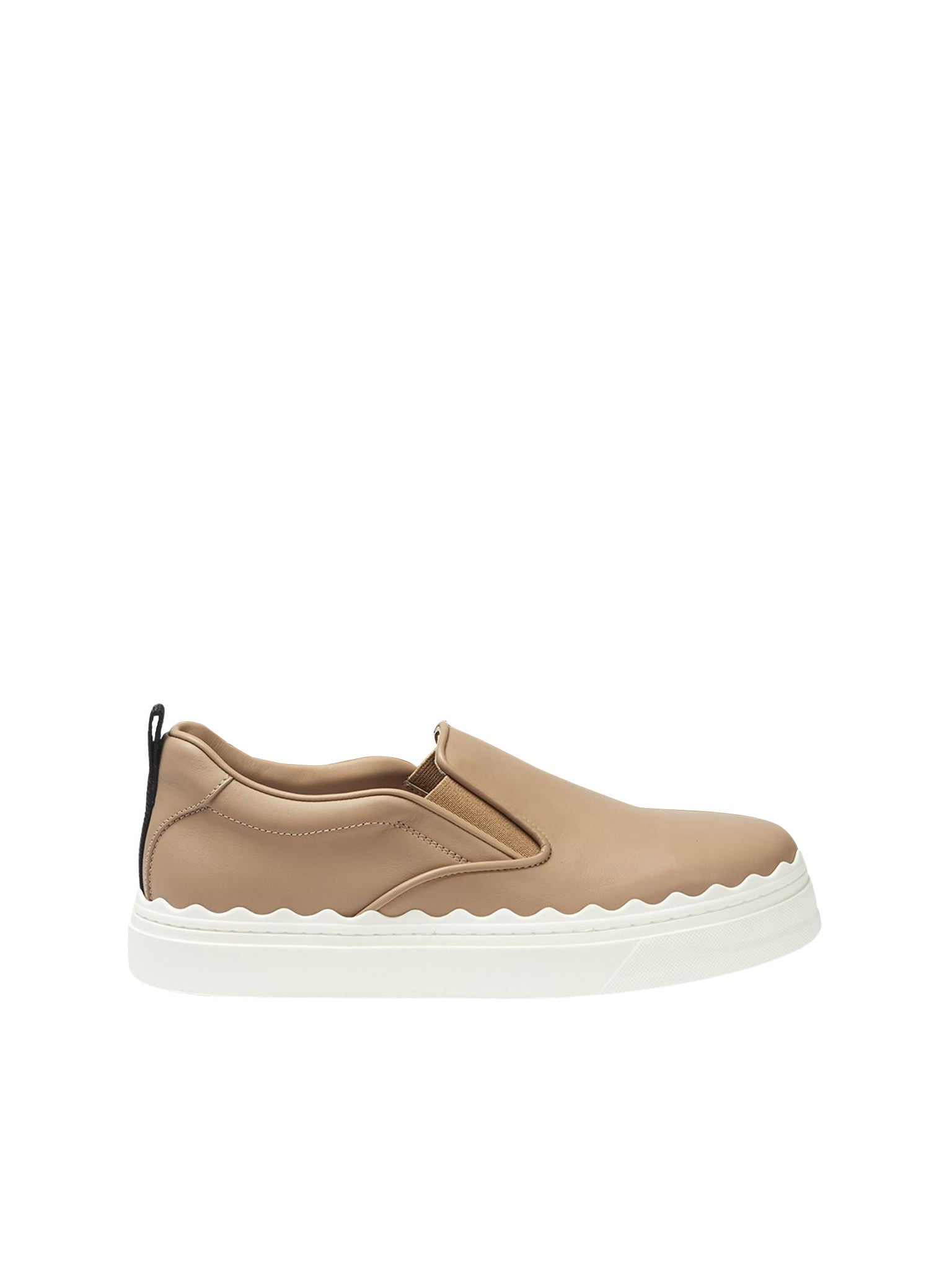 Baskets Lauren slip-on en cuir - Pink Tea