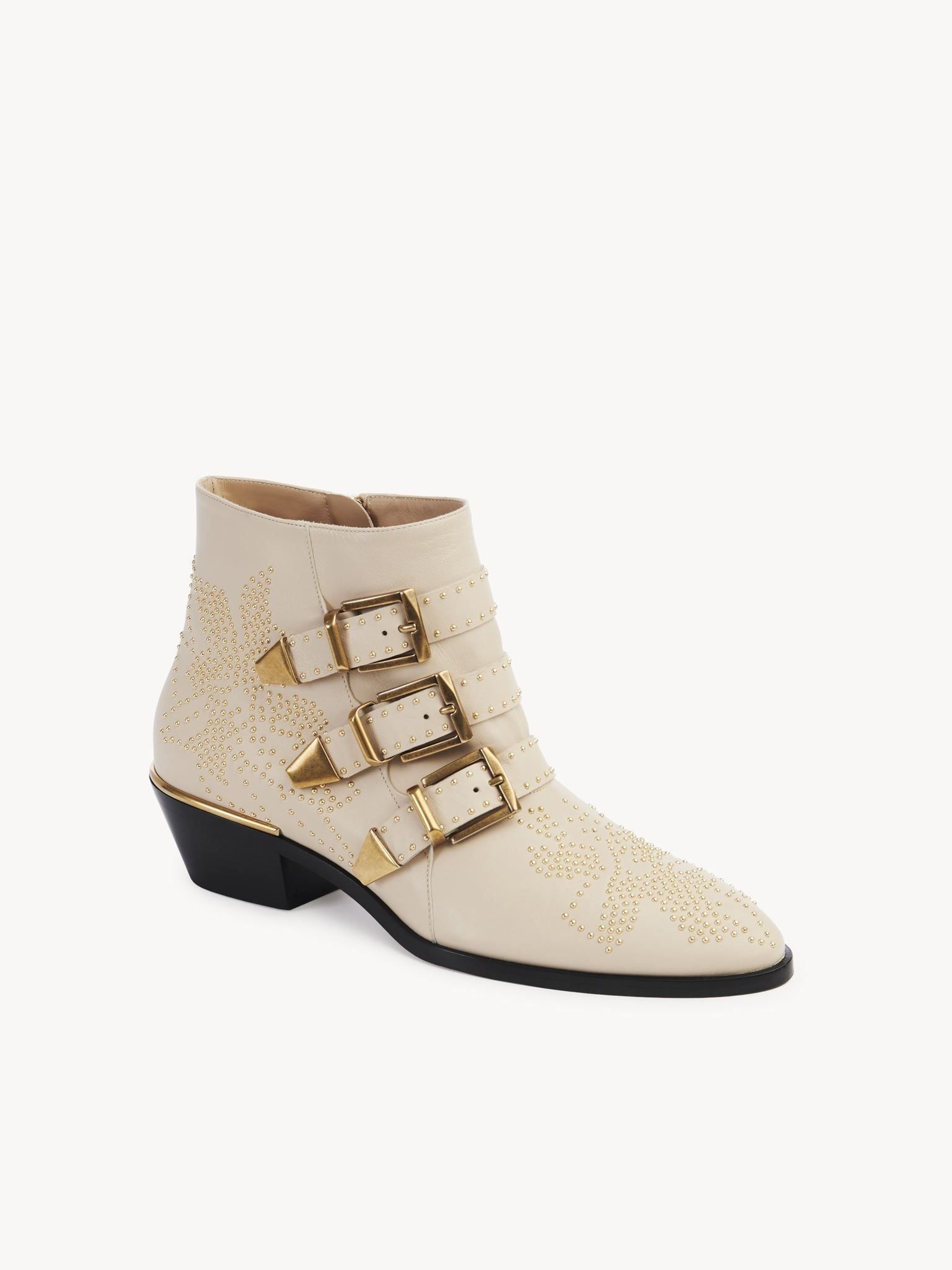 Bottines Susanna en cuir - Pearly Grey
