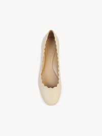 Ballerines Lauren en cuir - Pearly Grey