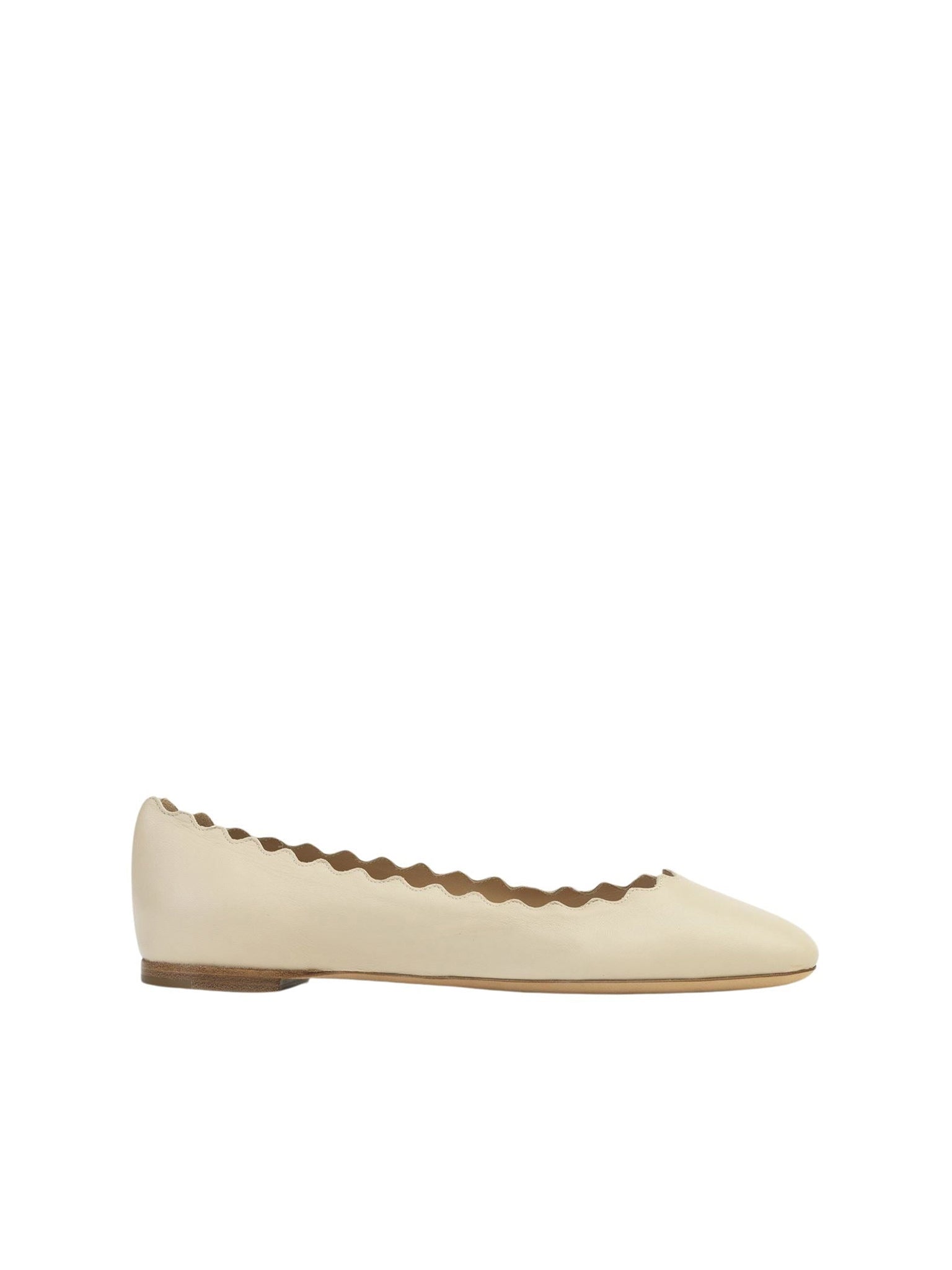Ballerines Lauren en cuir - Pearly Grey