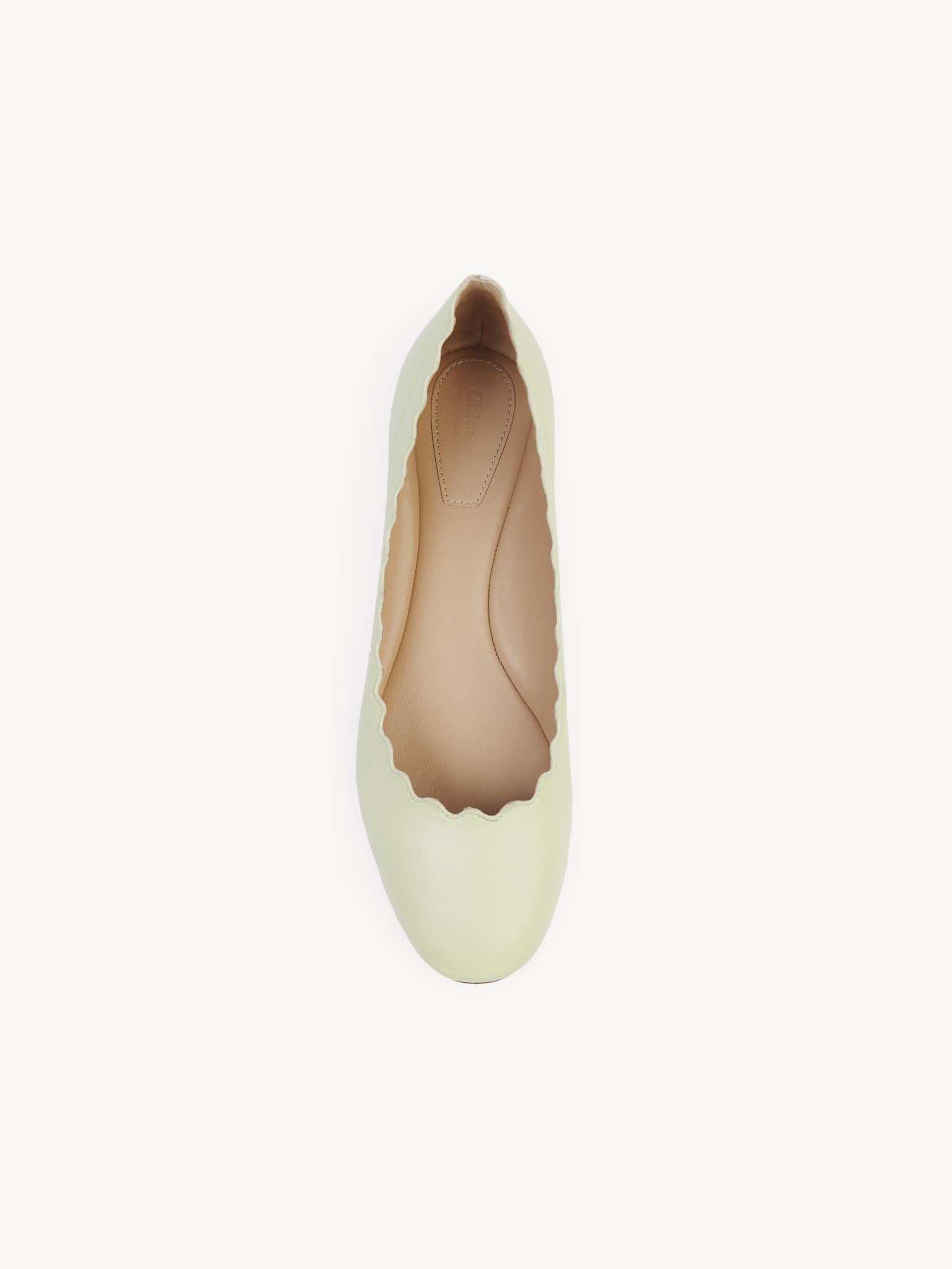 Ballerines Lauren en cuir - Hazy Green