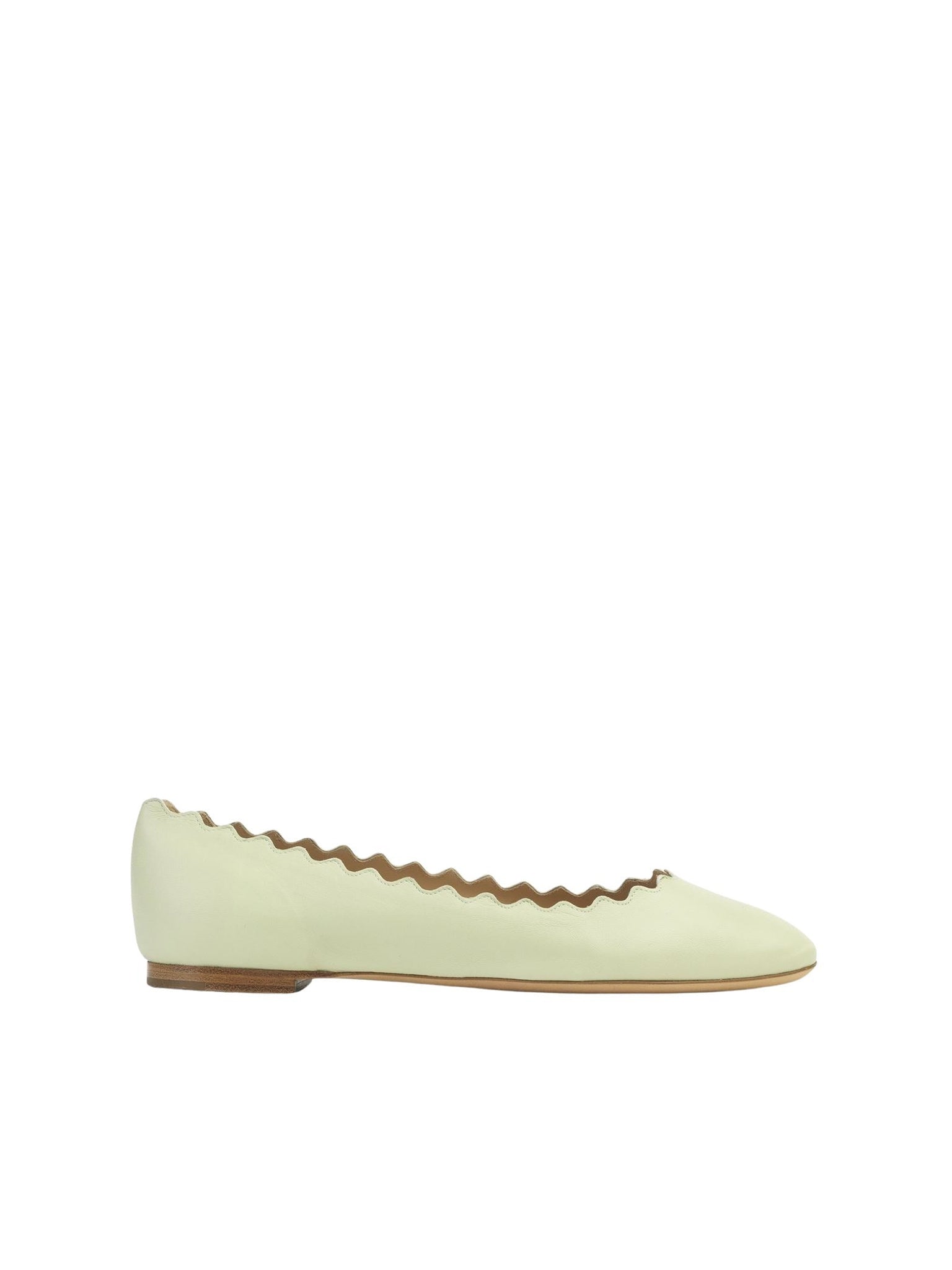 Ballerines Lauren en cuir - Hazy Green