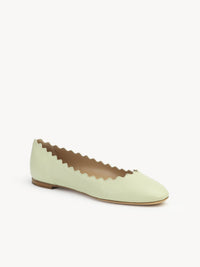 Ballerines Lauren en cuir - Hazy Green