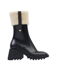 Bottines Betty - Black & Shearling