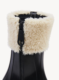Bottines Betty - Black & Shearling