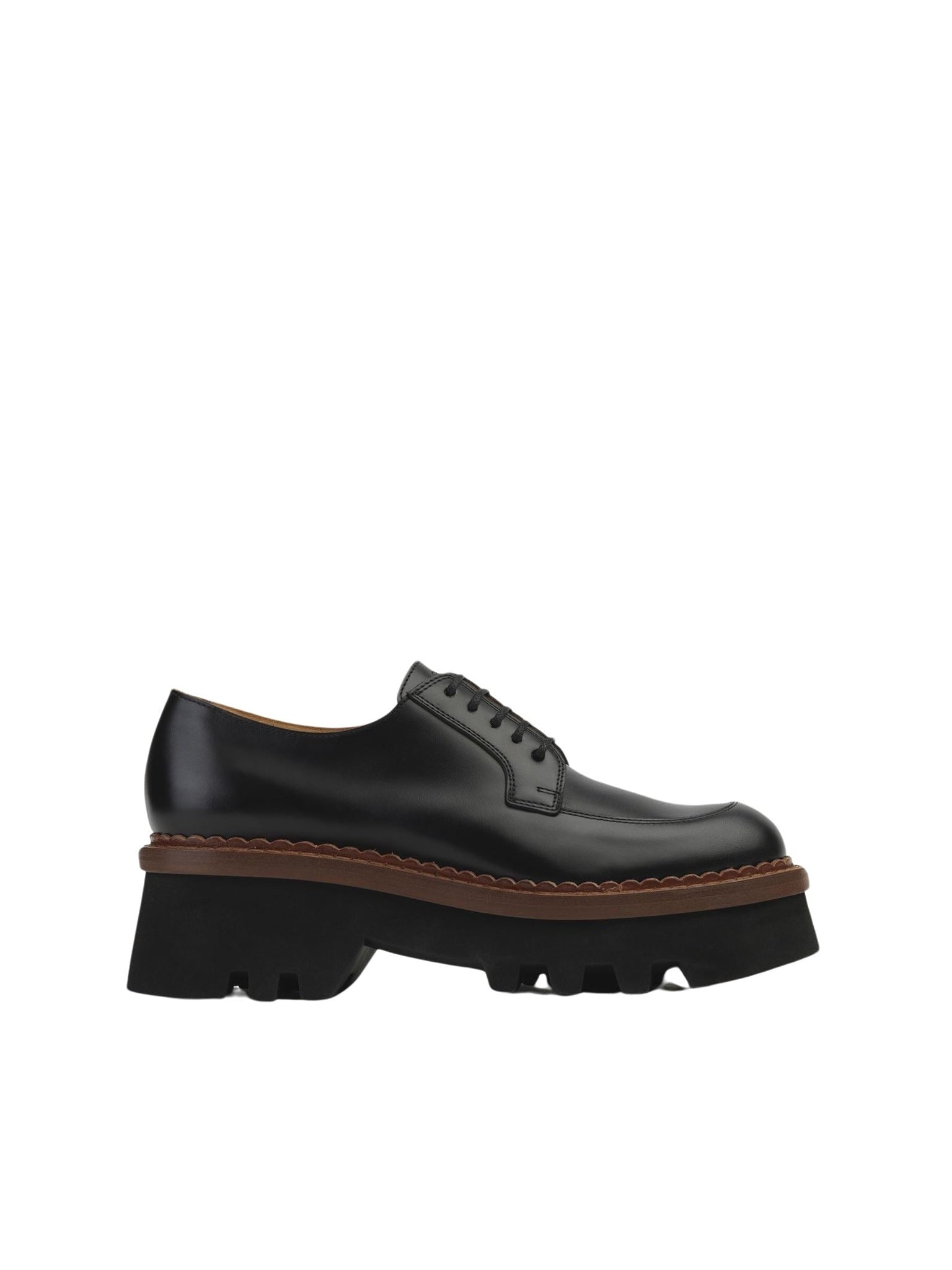 Derbies Owena en cuir - Black