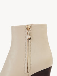Bottines à talon Oli en cuir - Pearly Grey