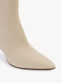 Bottines à talon Oli en cuir - Pearly Grey