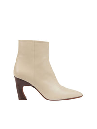Bottines à talon Oli en cuir - Pearly Grey