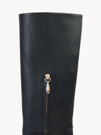 Bottes à talon Oli en cuir - Black
