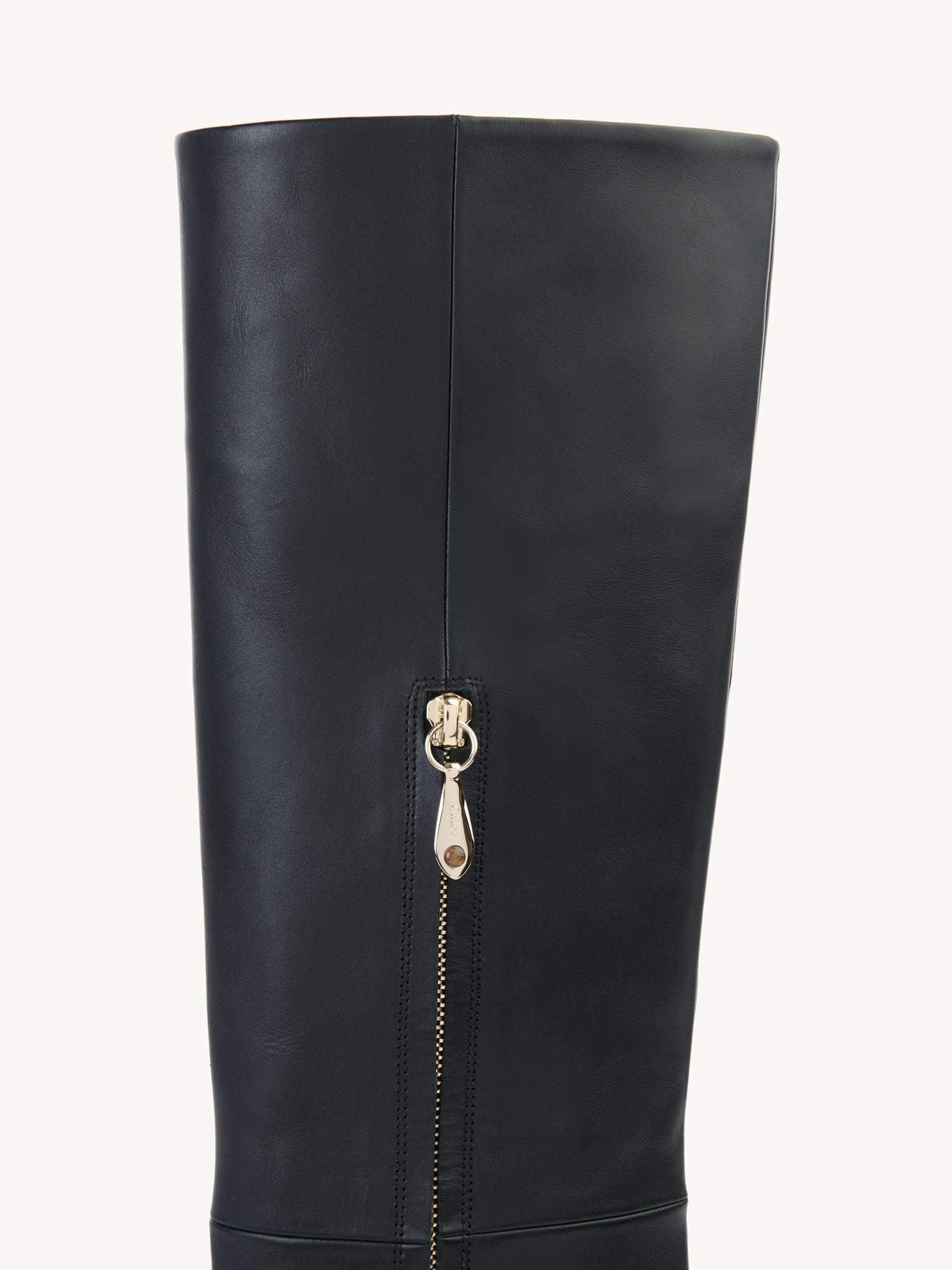 Bottes à talon Oli en cuir - Black