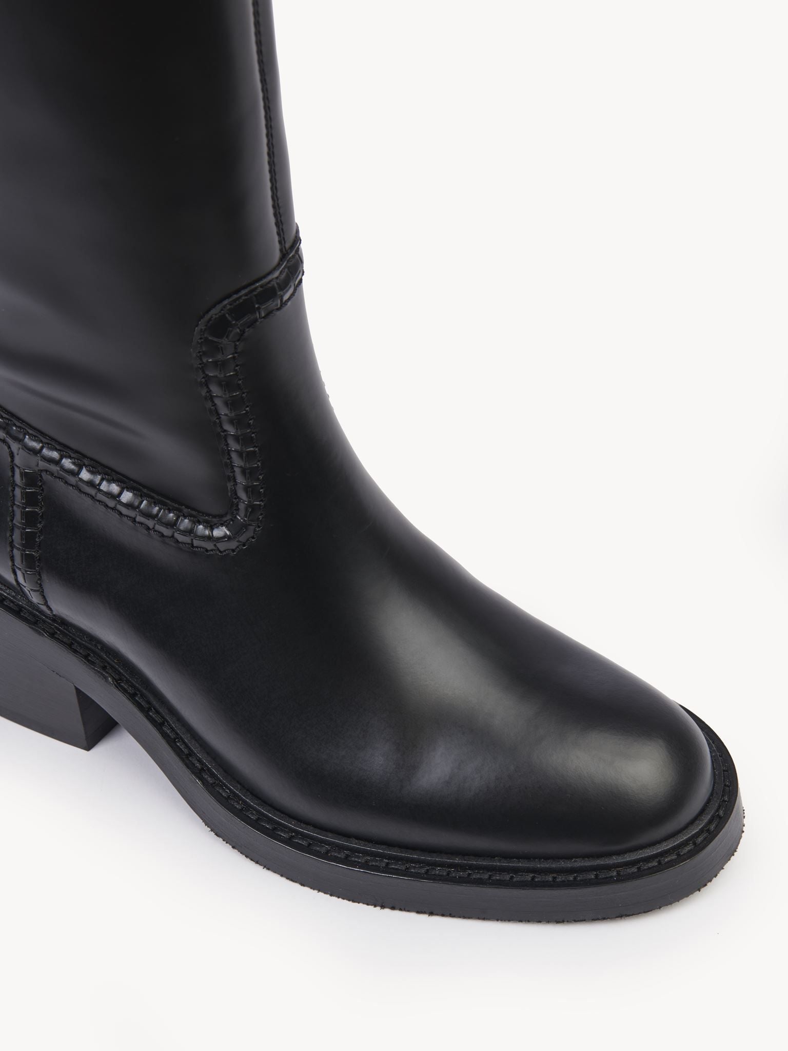 Bottes Mallo en cuir - Black & Check