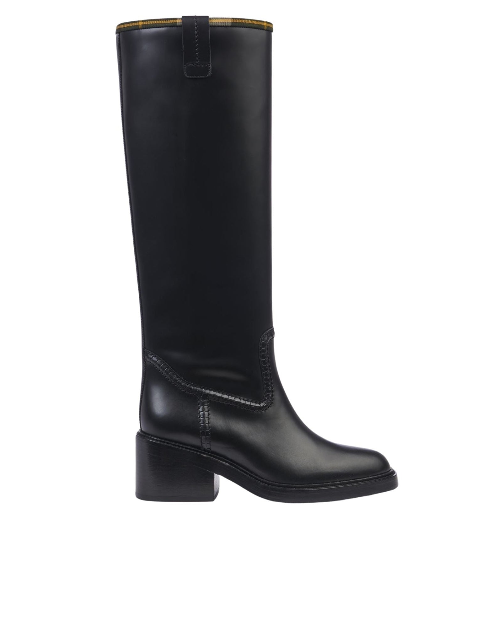 Bottes Mallo en cuir - Black & Check