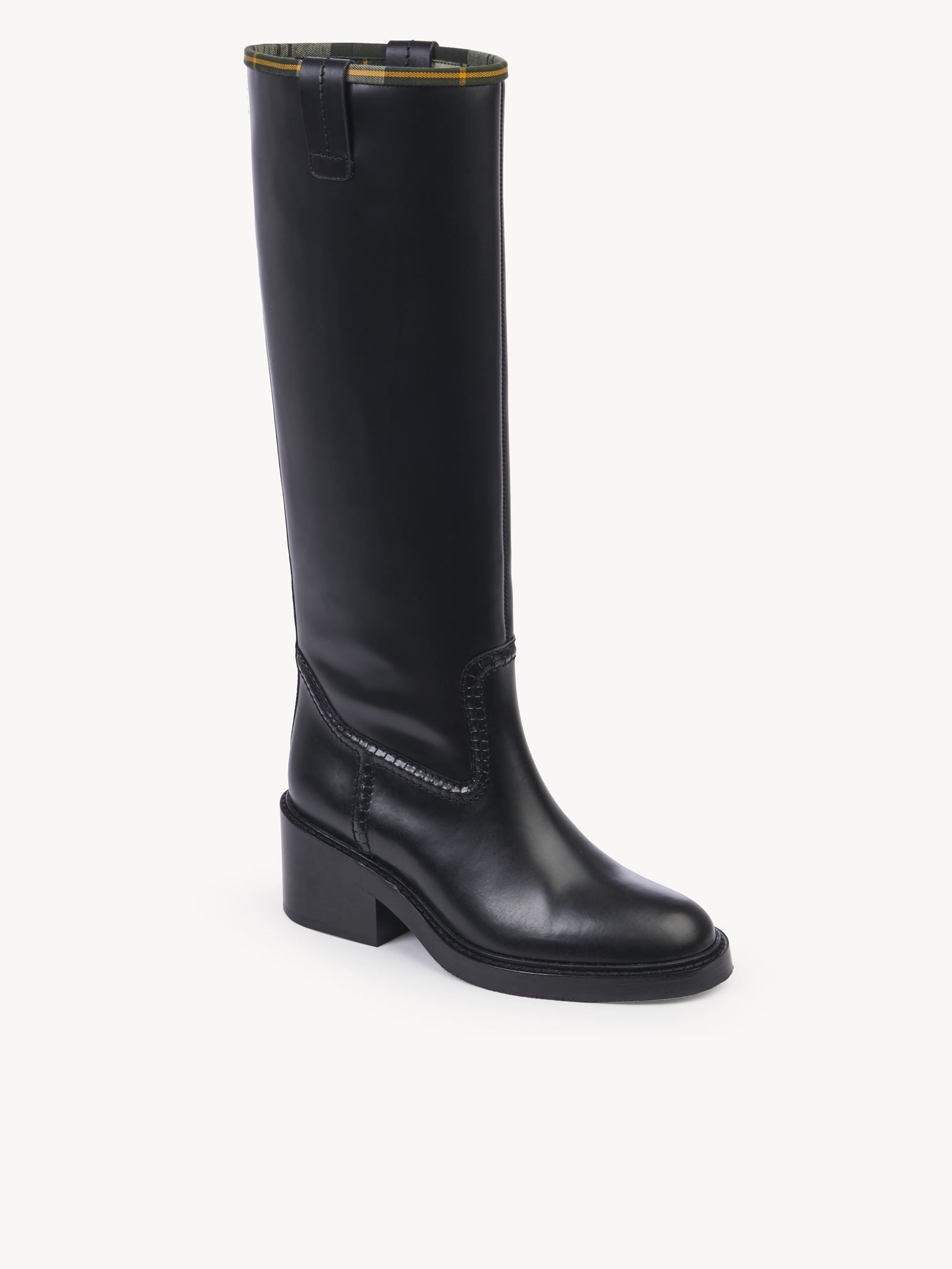 Bottes Mallo en cuir - Black & Check