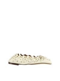 Ballerines Oracia en cuir - Eggshell