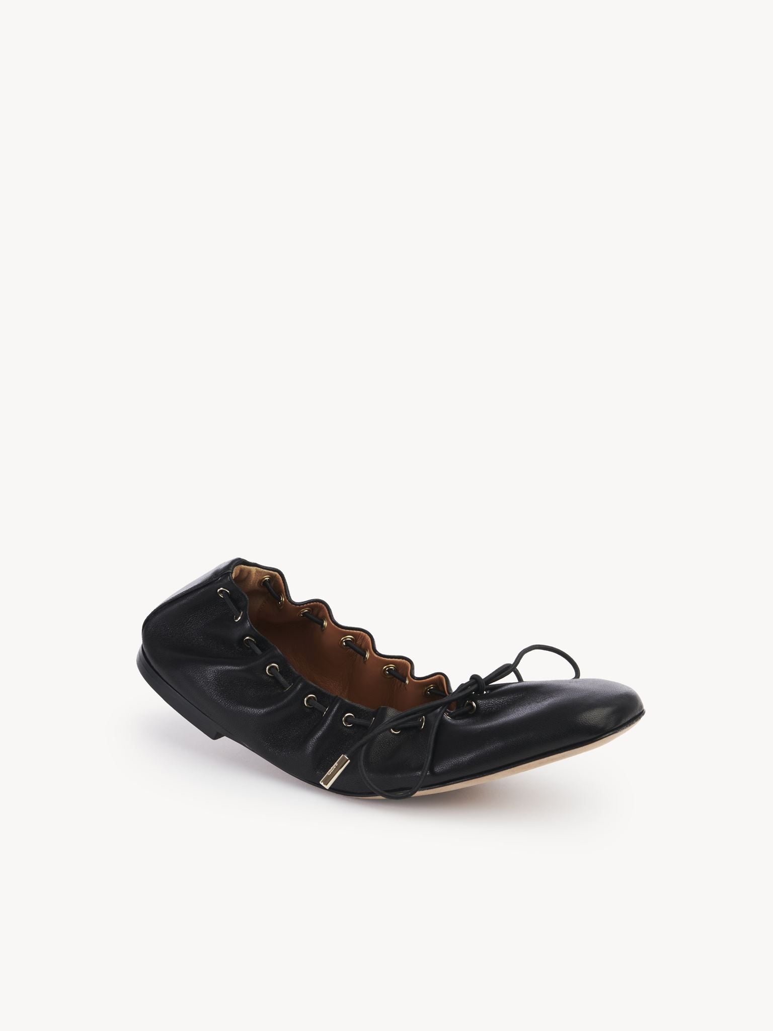 Ballerines Oracia en cuir - Black Intense