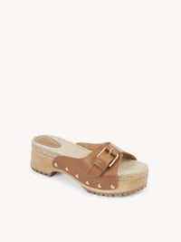Sabots Joline en cuir - Cuoio
